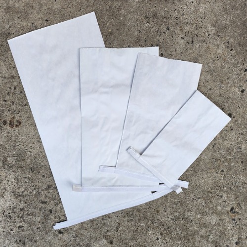 화이트페이퍼백(4가지사이즈/10장)종이택배봉투 친환경봉투 종이봉투